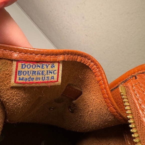 DOONEY & BOURKE Vintage Bag All Weather Leather Satchel 2Way USA 80s 90s Brown** - Picture 16 of 16